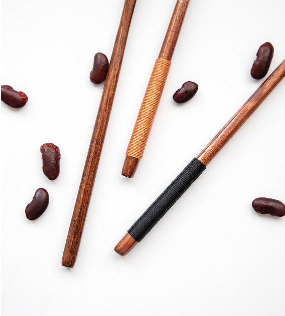 Nippon Long Handle Wooden Stirring Spoon Nanmu (No Thread 20*3cm)