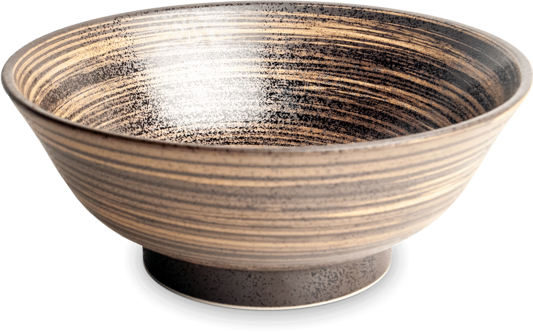 Ramen Bowl Earth 1 person SET Ø22 cm | H9 cm