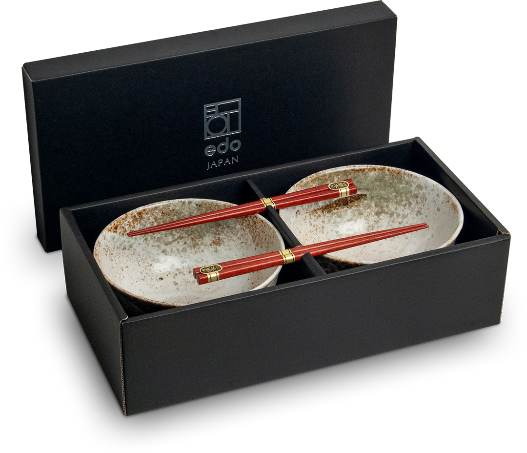 Japanese Udon Ramen Light Brown Bowl SET Ø17 cm | H8,7 cm