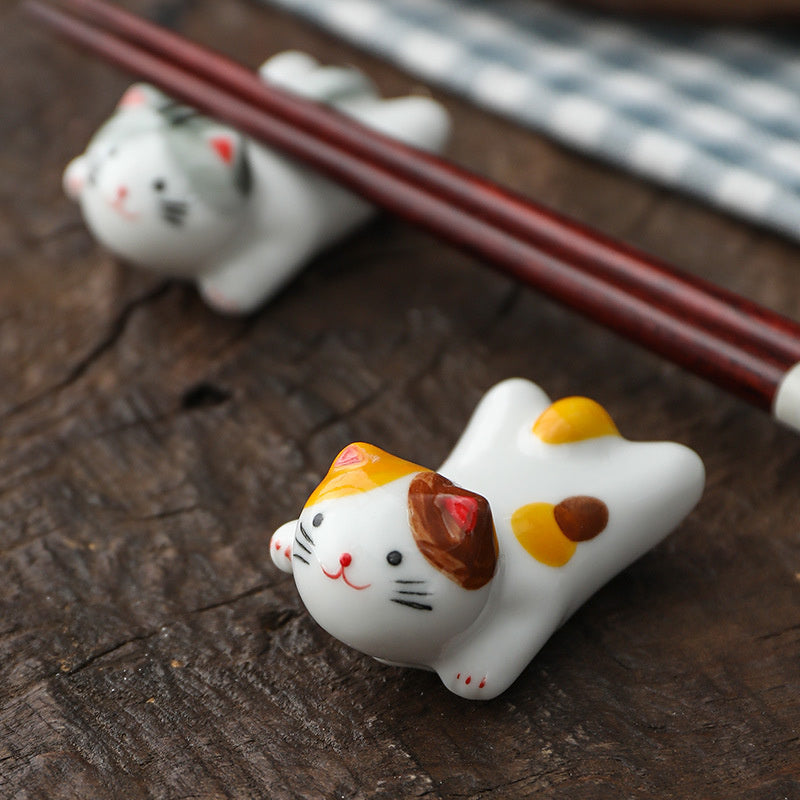 Nippon Chopstick Holder Cutty Cats 5pcs