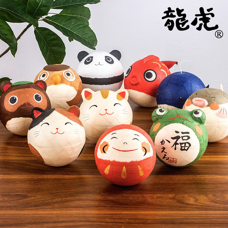 Kyoto paper Washi Tumbler Roly-poly Bell Ornament Daruma