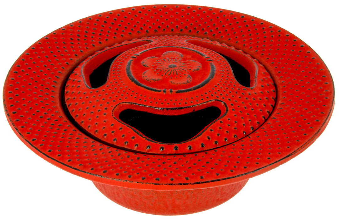 Incense Burner Iwachu Cherry flower red
