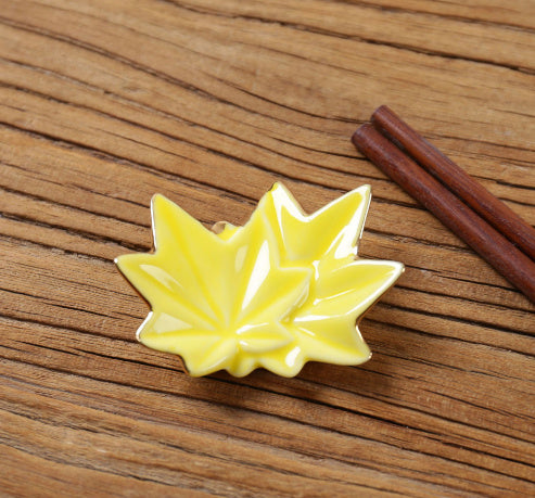 Nippon Chopstick Holder (Colorful Maple Leaves Kaede no ha 6ps)