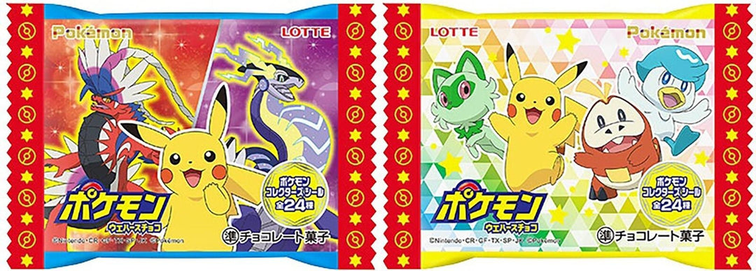 Pokemon Waffle Chocolate with sticker 23g