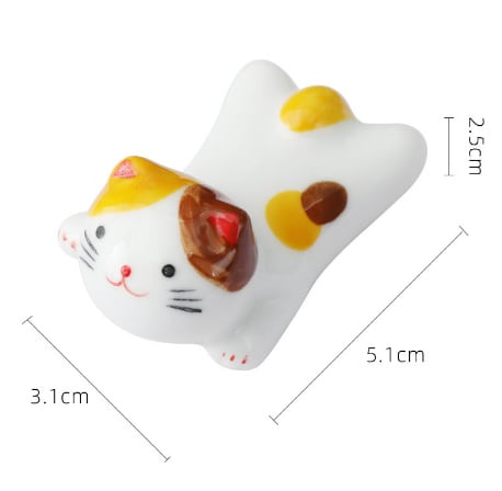 Nippon Chopstick Holder Cutty Cats 5pcs