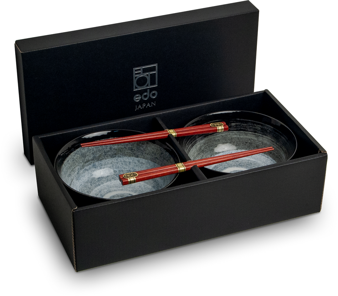 Japanese Udon Ramen Kuro Bowl SET Ø17 cm | H8,7 cm