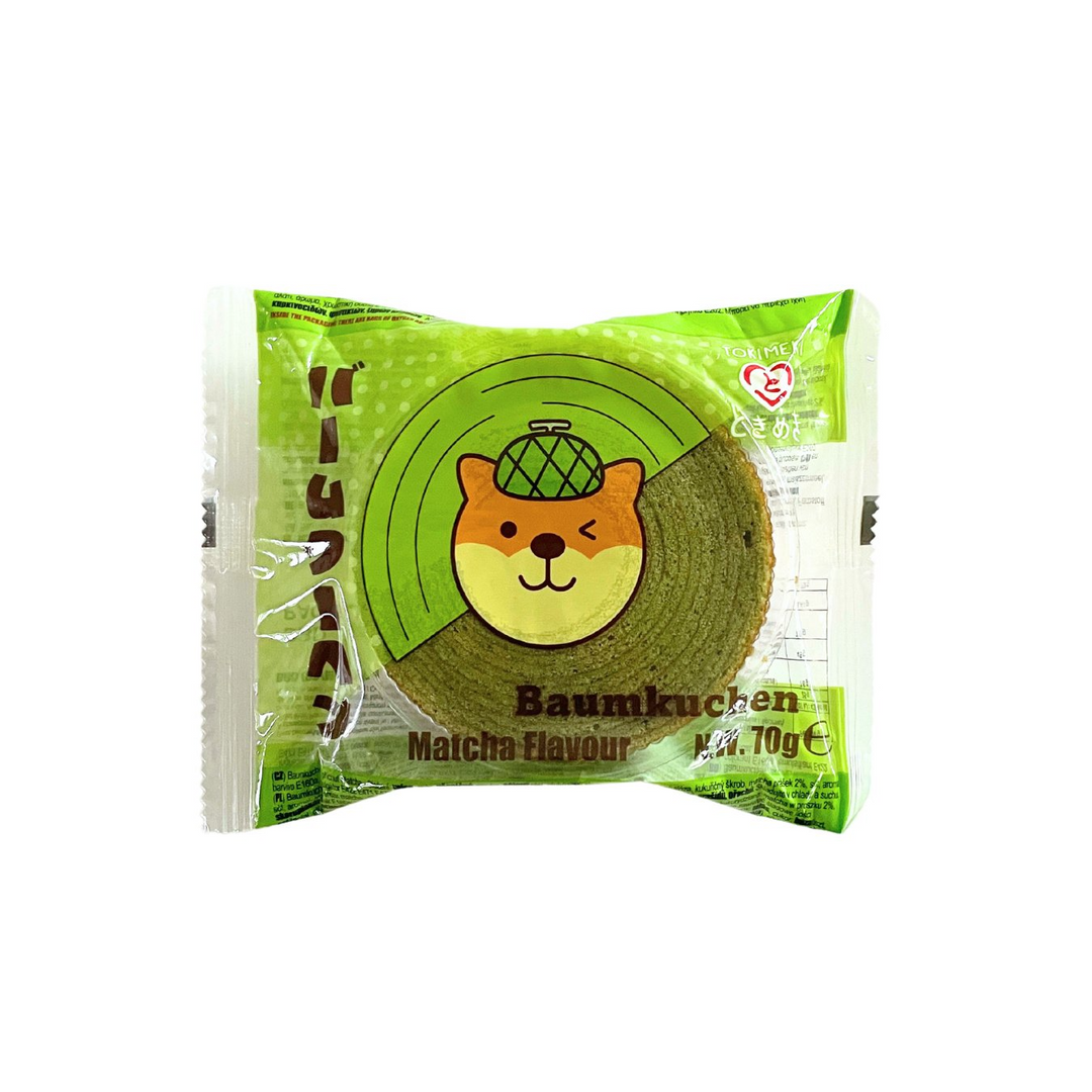 Tokimeki Baumkuchen Matcha Sponge Cake 70g