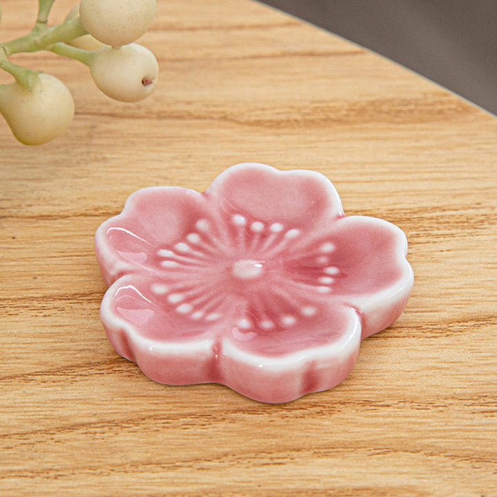 Japanese Chopstick Holder ( Hana pink 4ps)