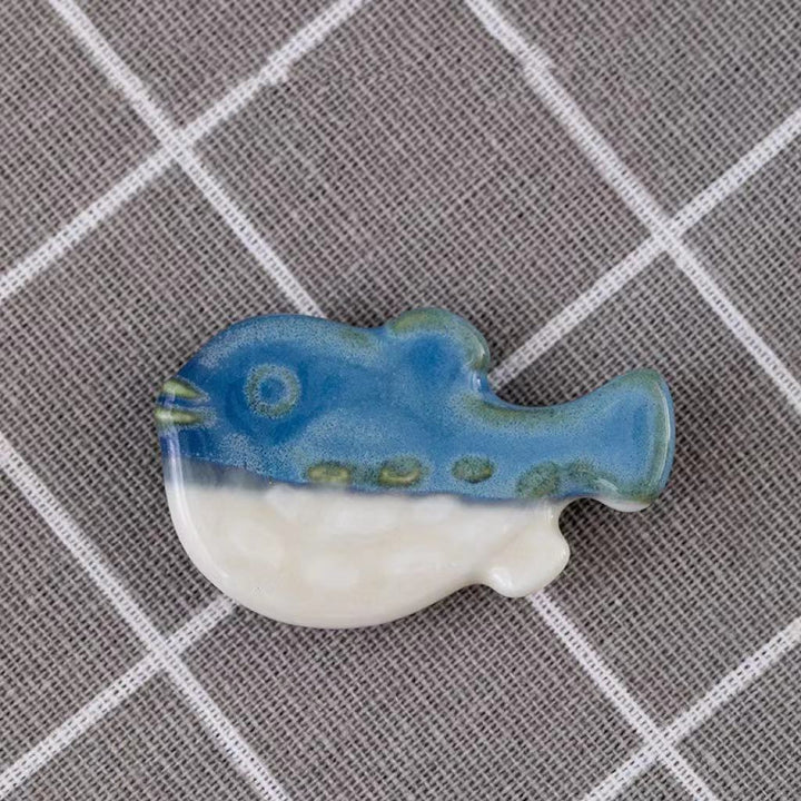 Nippon Chopstick Holder Blow Fish 6pcs