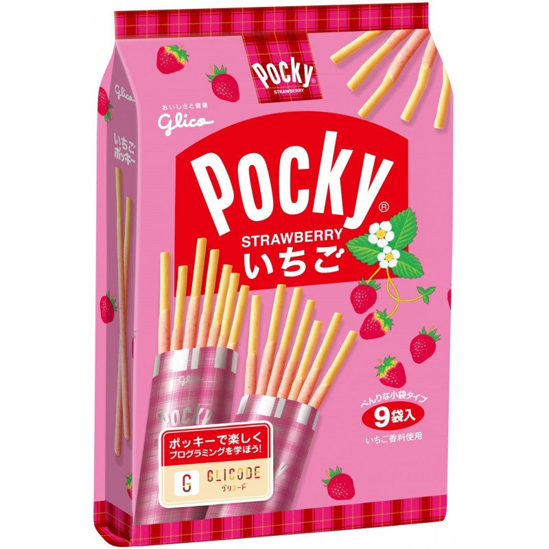 Pocky Strawberry TsubuTsubu Ichigo 9 pcs