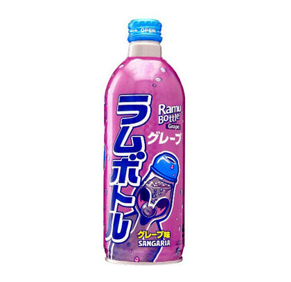 Sangaria Grape Soda Ramune Bottle