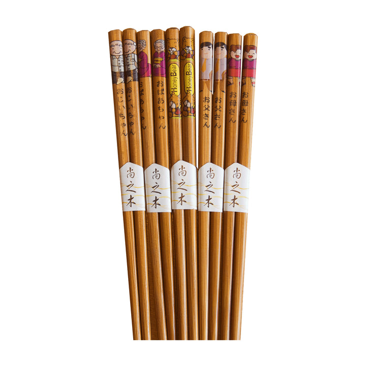 Chopsticks bamboo Japanese Family