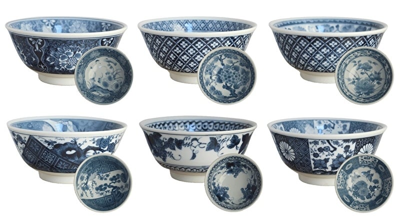 Bowl Japanese Gardens Grapes 15 x 8cm