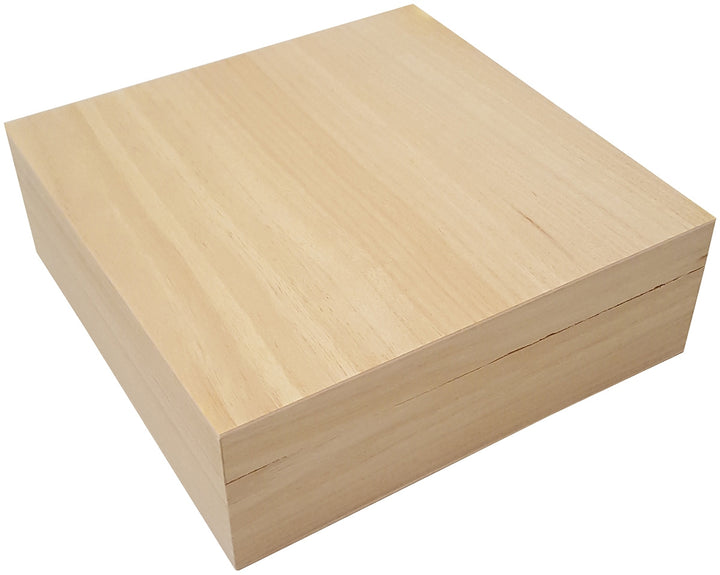 Bento Box Wood L20.9 x W20.9 x H7 cm