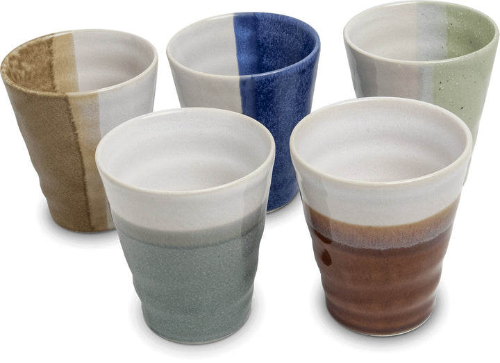 Zen - 5 piece Mugs set   Ø8,5 cm | H9,5 cm