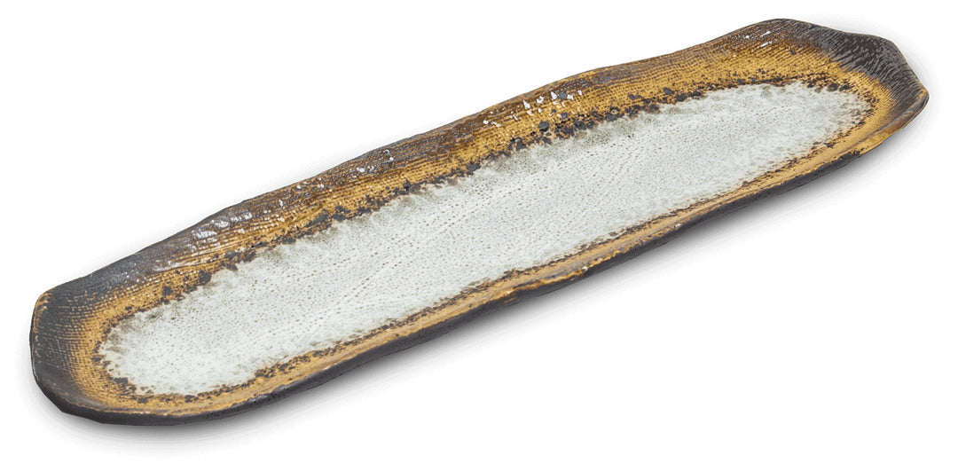 Sushi plate Brown long 33.5 cm x 8.5 cm