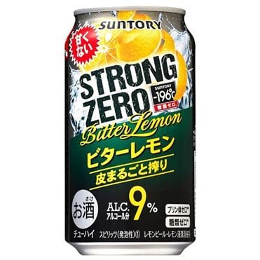 -196℃ STRONG ZERO Double Bitter Lemon 9% 350ml