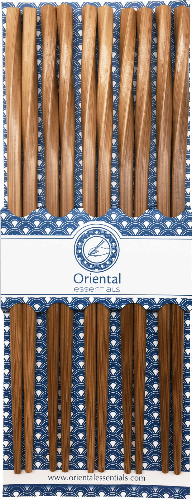 Chopsticks bamboo Japanese curled