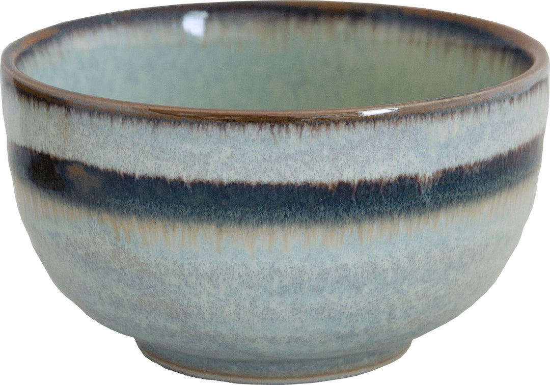 Matcha bowl white green Jade Ø13 x H7 cm