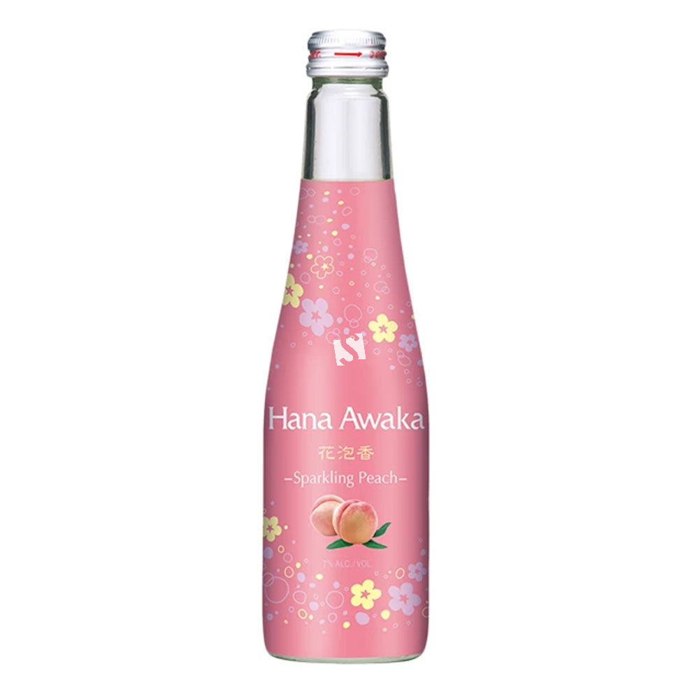 Ozeki Hana Awaka Sparkling Sake Peach 250ml 7%