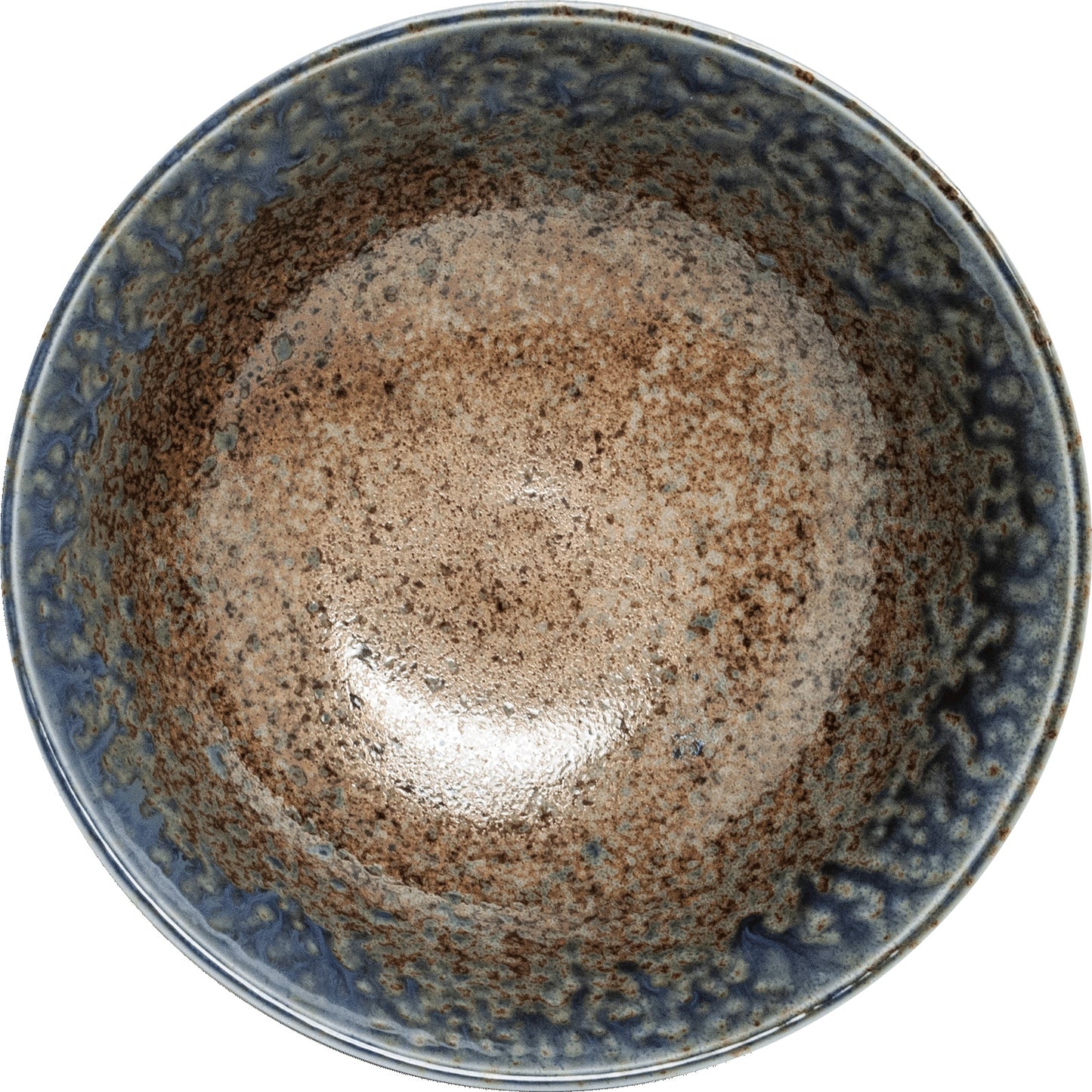 Brown and blue bowl Ø21.2 cm | H8.5cm