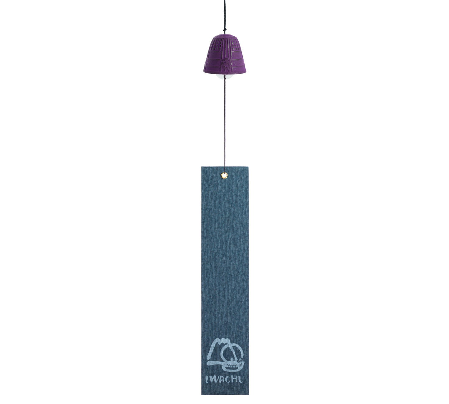 Iwachu Furin Feng Shui Bell Purple 4,5 cm