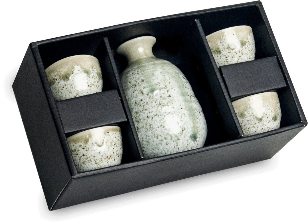 Sake set Moss Green 5 pcs