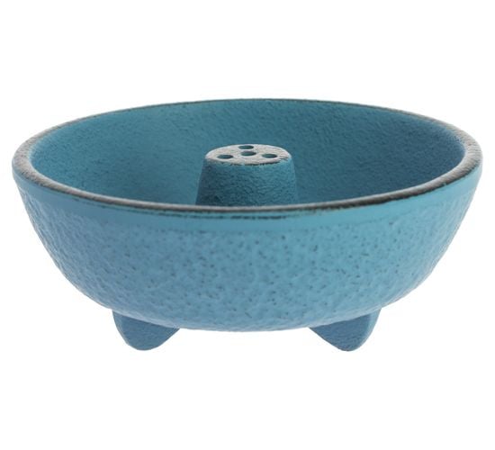 Incense Burner Iwachu Fontain Fuente Azul Claro Ø8.3xH3.1 cm
