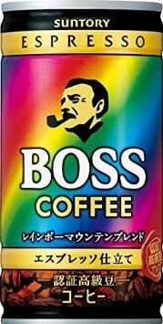Boss Rainbow Mountain blend coffee Espresso
