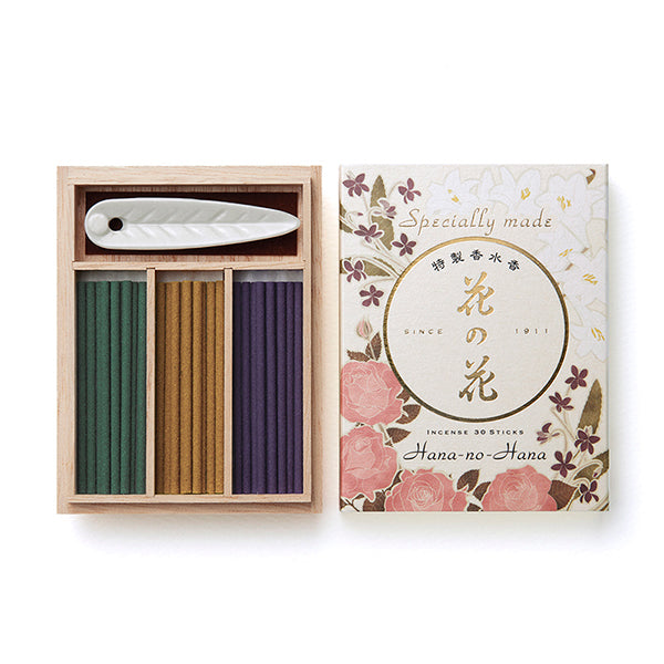 Premium Japanese incense sticks from the Hana no Hana Series for relaxation and meditation