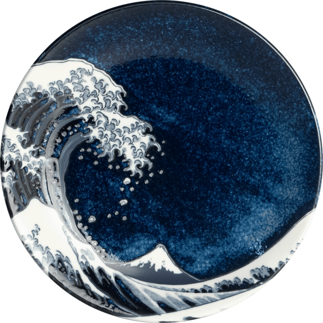Hokusai Plate The Great Wave Ø25 cm | H3,5 cm