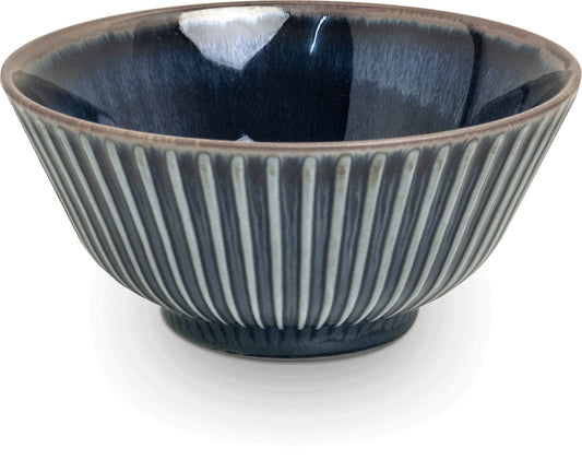 Japanese Rice Bowl dark blue 14x6.5cm