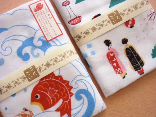 Japanese Handkerchiefs Carp 32*89cm