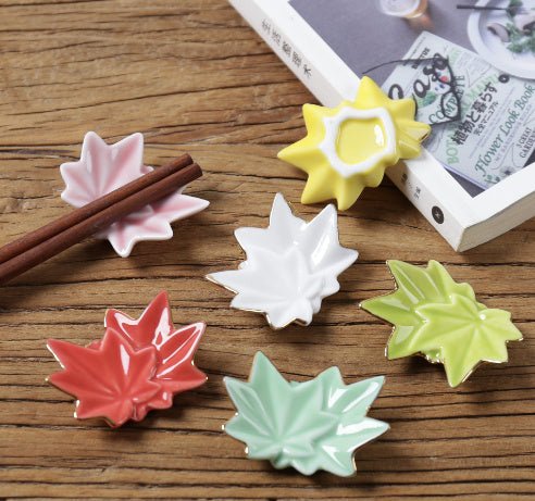 Nippon Chopstick Holder (Colorful Maple Leaves Kaede no ha 6ps)