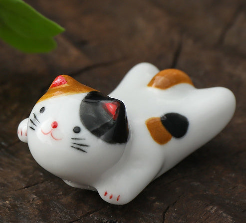 Nippon Chopstick Holder Cutty Cats 4pcs