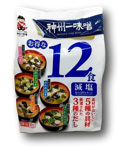 Instant Low Salt Miso Soup 12 Portions