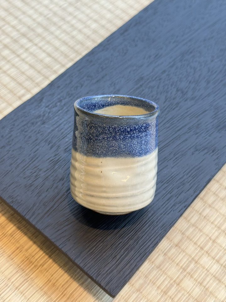 Teacup Shirahagi Ainashi Teacup White Blue Ø6,5 cm | H8,5 cm