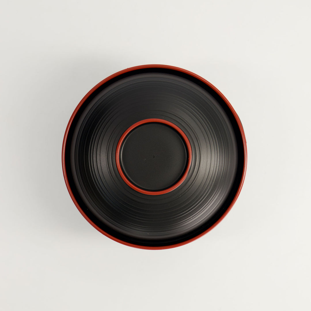 Miso soepkom zwart rood