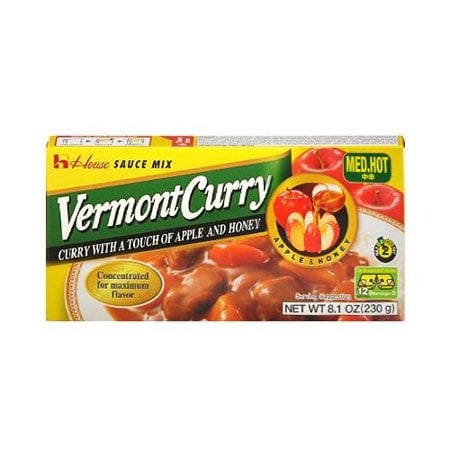 Vermont Curry Mid Hot Apple and Honey 230g