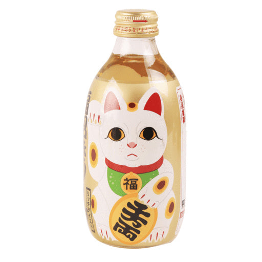 Kimura Fukumaneki Honey Soda 300ml lucky cat