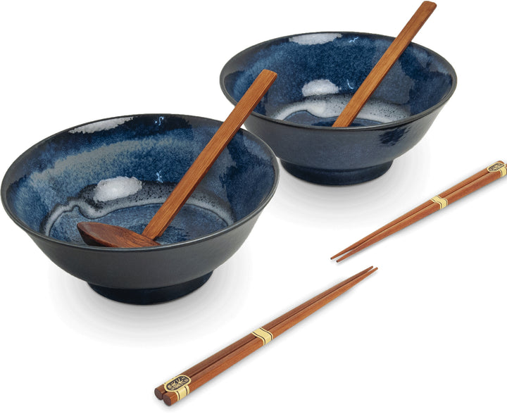 Izayoi Blue and white bowl SET Ø22 cm | H9 cm