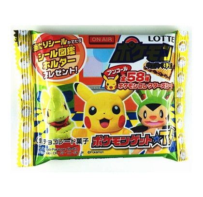 Pokemon Waffle Chocolate with sticker 23g