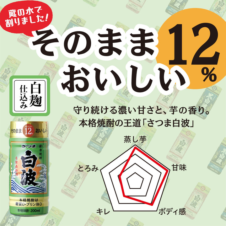 Satsuma Shochu Satsuma Shiranami 12% 200ml