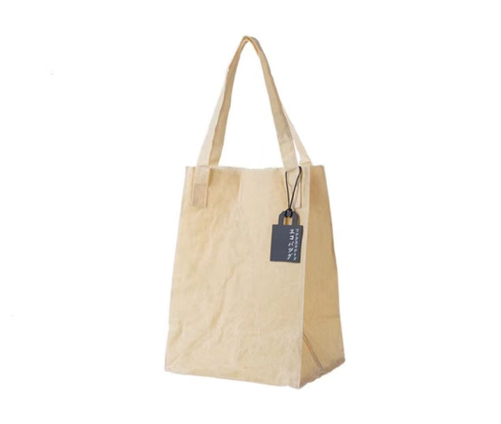 Nippon Eco-Floding Oil Waxed Fabric Tote Bag ( Beige Medium )