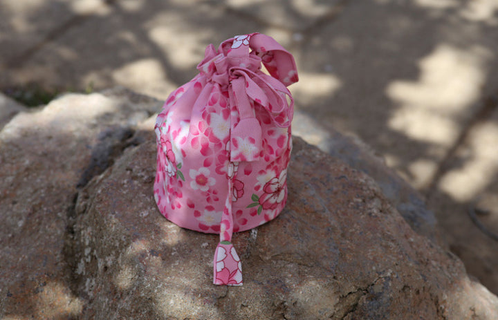 Japanese Kimono Handbag Pink Sakura