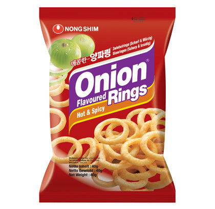 Onion Flavored Rings Hot & Spicy 40g