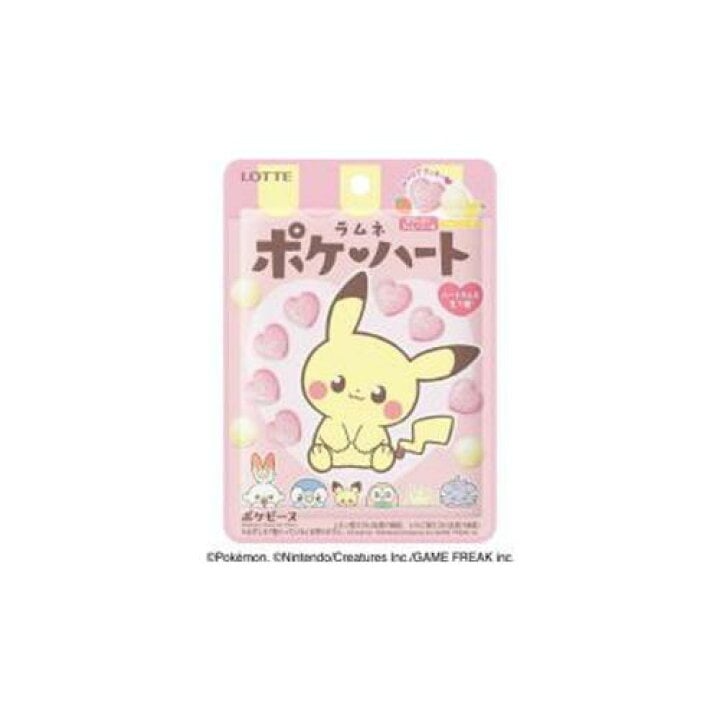 LOTTE Pokemon Heart Ramune Candy 40g