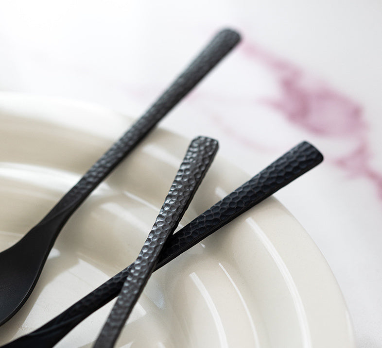 Nippon Takasago Metal Hammertone Cutlery Stainless Steel Antioxidant Fork (13*1.5cm)