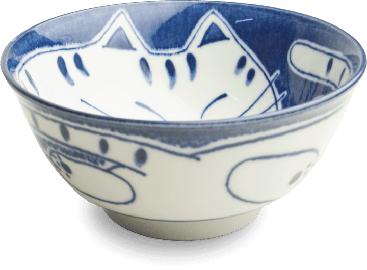 Cat Rice Bowl Blue Ø15 cm | H7 cm