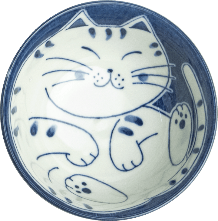 Cat Rice Bowl Blue Ø15 cm | H7 cm